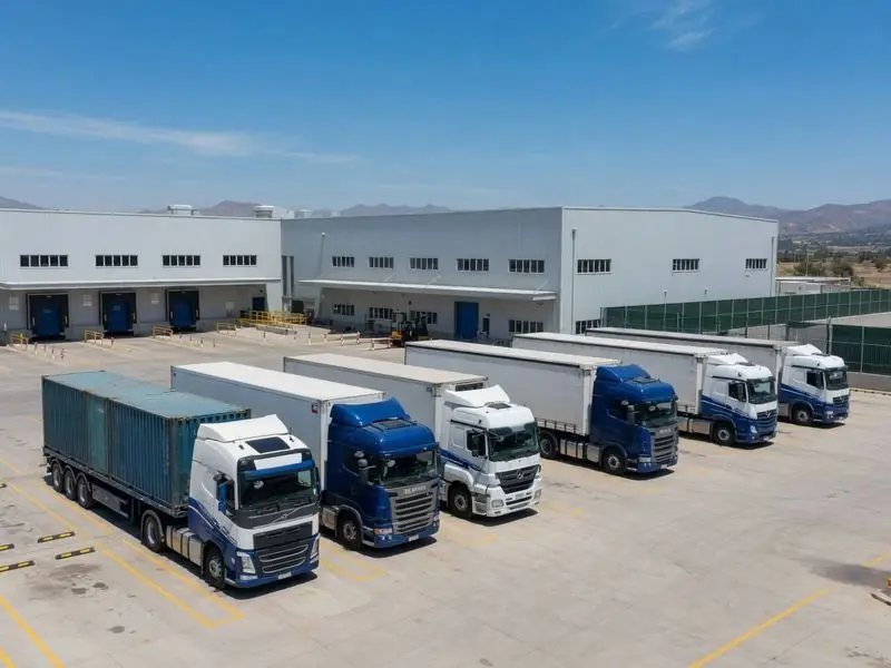 Flota para transporte de carga a puertos de Valparaíso y San Antonio