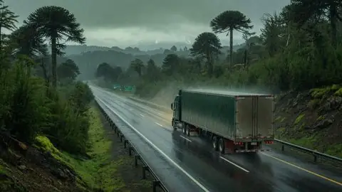 Ruta Santiago – Temuco — carga import/export
