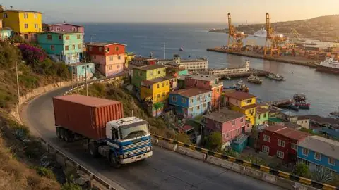 Ruta Santiago – Valparaíso — carga import/export