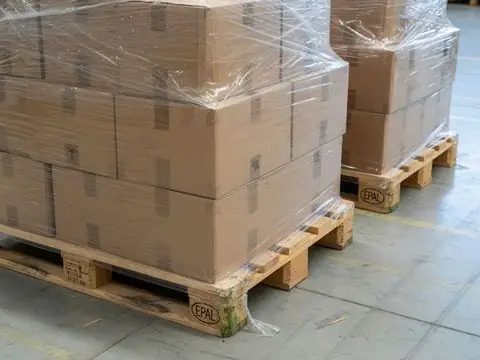 Carga paletizada: importación y exportación