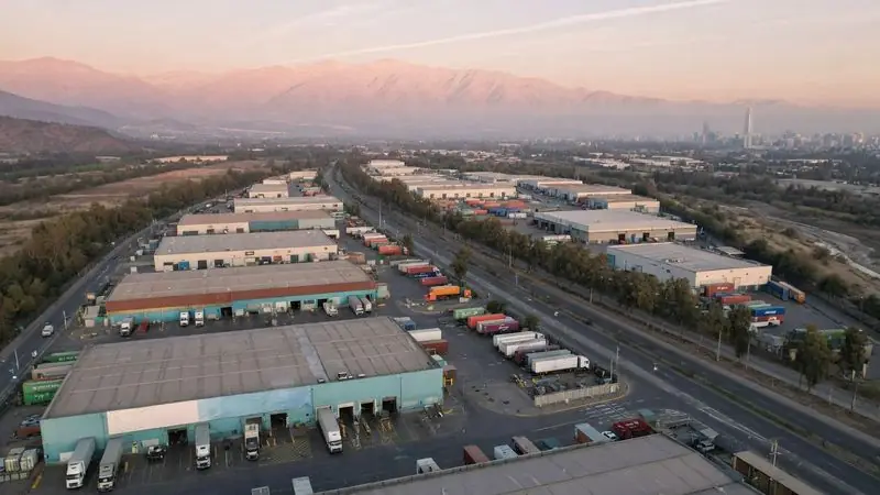 Comunas de la RM como origen o destino de carga de importación y exportación