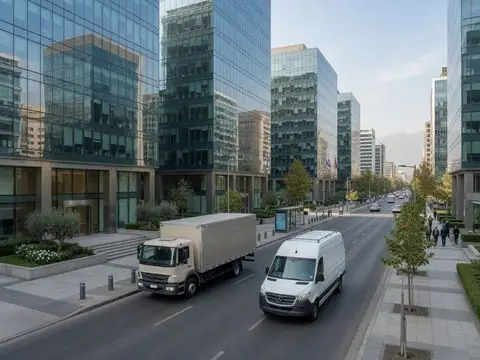 Cobertura de transporte de carga en Las Condes